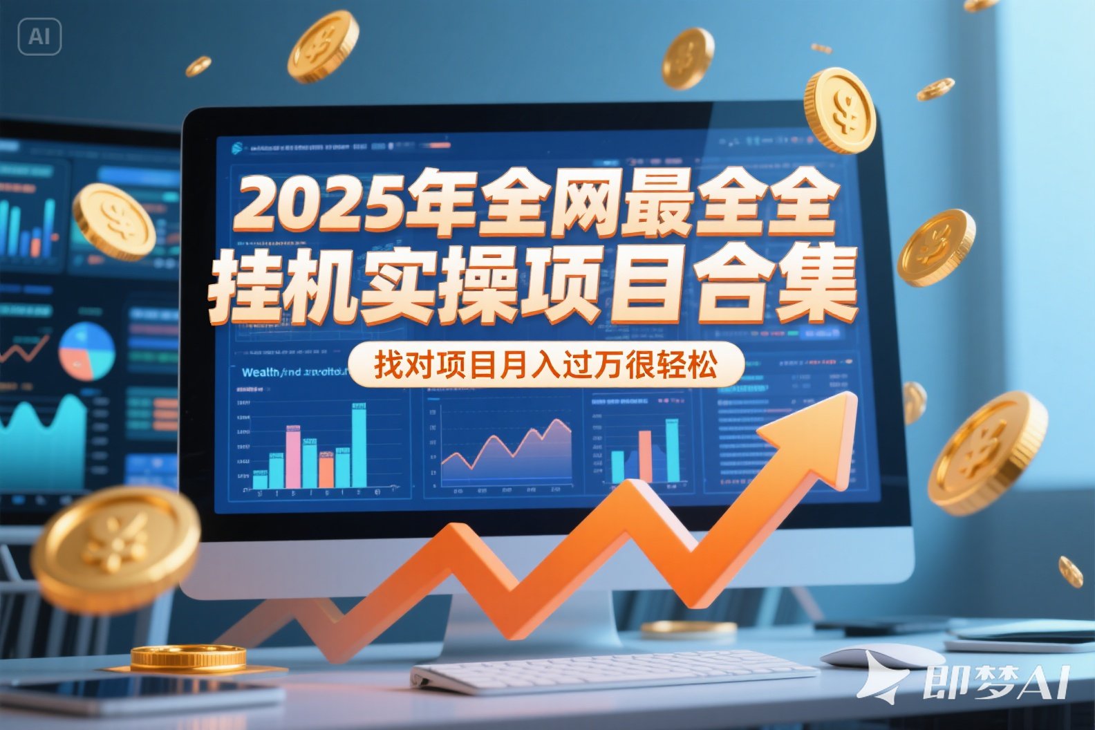 2025年挂机实操项目实操演练,挂机类型,AI直播类型,轻资产创业类型...-幽忧帮