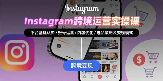 Instagram跨境运营实战:平台认知/账号运营/内容优化/选品策略及变现模式-幽忧帮