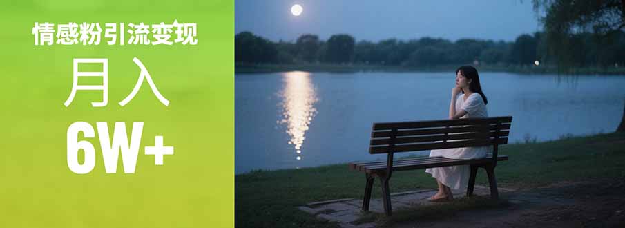 情感粉引流变现实操课:单月变现6w+,情感粉引流变现实操课-幽忧帮