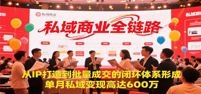 私域商业全链路,从IP打造到批量成交的闭环体系形成,单月私域变现600万-幽忧帮