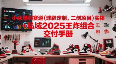 小众暴利赛道(球鞋定制,二创项目)实体+私域2025王炸组合 交付手册-幽忧帮