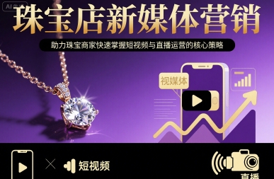 珠宝店新媒体营销,助力珠宝商家快速掌握短视频与直播运营的核心策略-幽忧帮