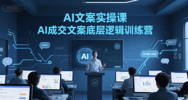 AI文案实操课,AI成交文案底层逻辑训练营-幽忧帮