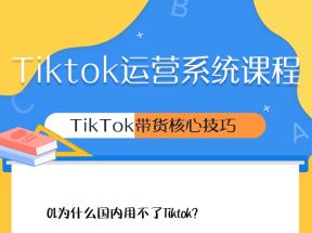 Tiktok运营基础入门系统课程，教你TIKTOK带货的核心技巧