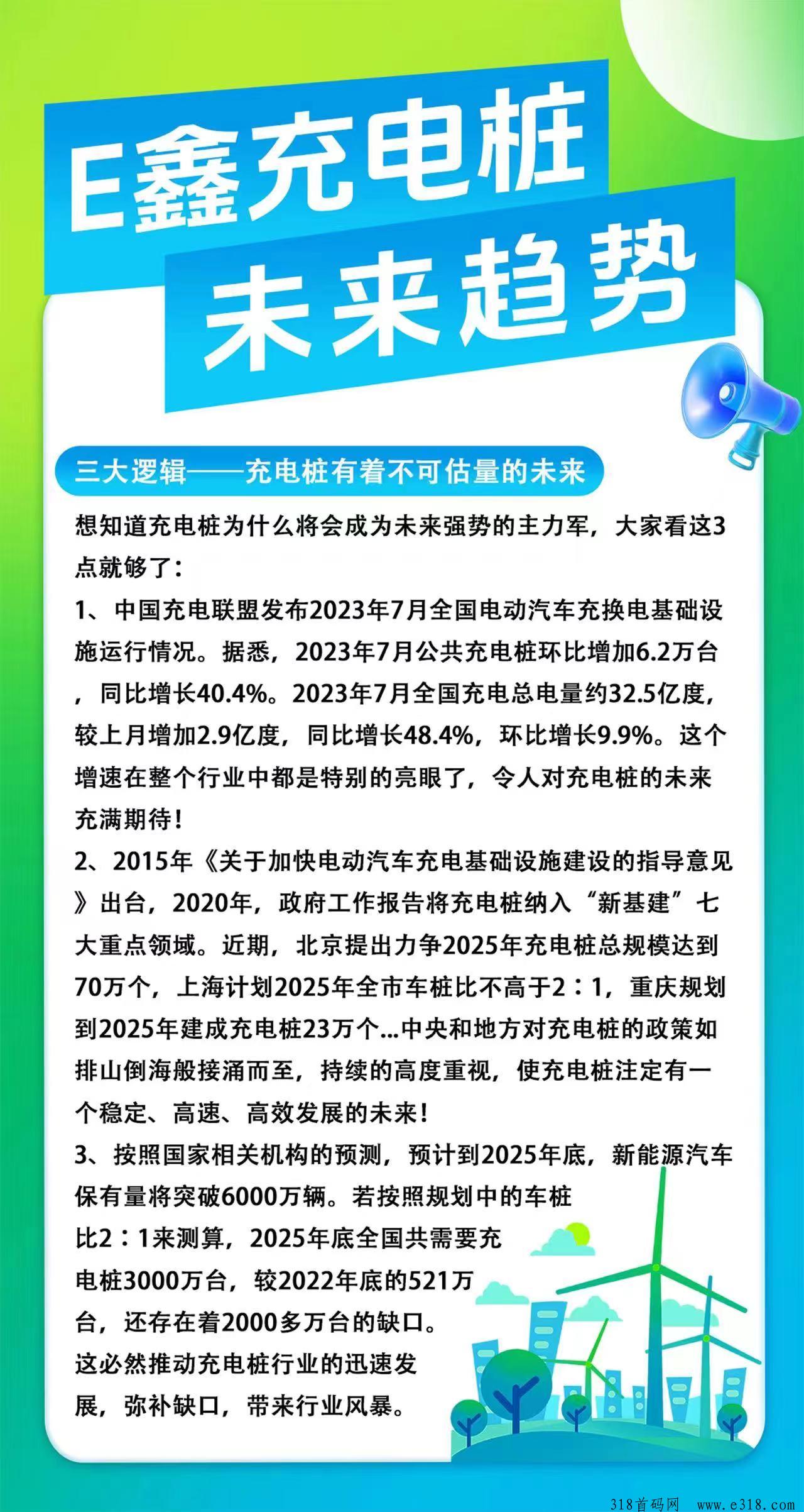 E鑫充电桩：首码即将上线，简单易懂，对接大小团队，7大亮点收益